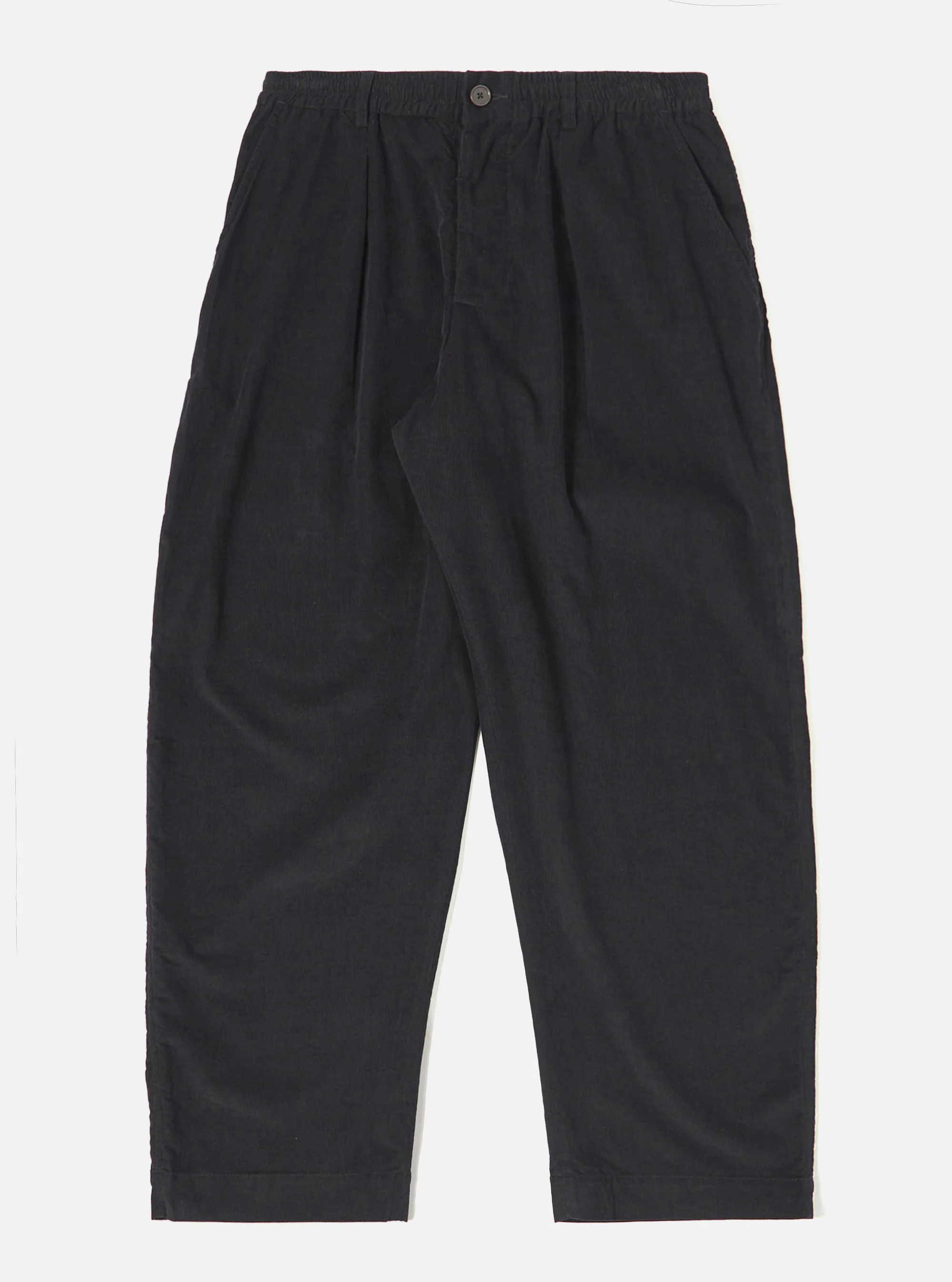 Universal Works. ユニバーサルワークス Black Organic Fine Cord Oxford Pant