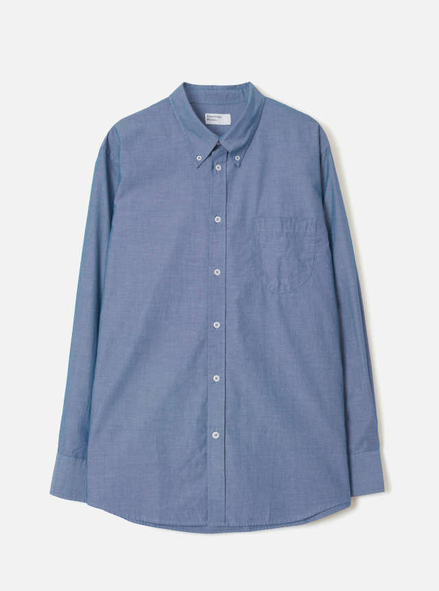 Universal Works ユニバーサルワークス Indigo Prince Chambray Daybrook Shirt
