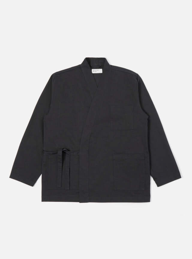 Universal Works ユニバーサルワークス Kyoto Work Jacket In Black Twill