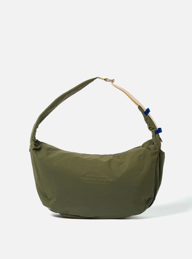 master-piece x Universal Works Olive Medium Canvas Shoulder Bag