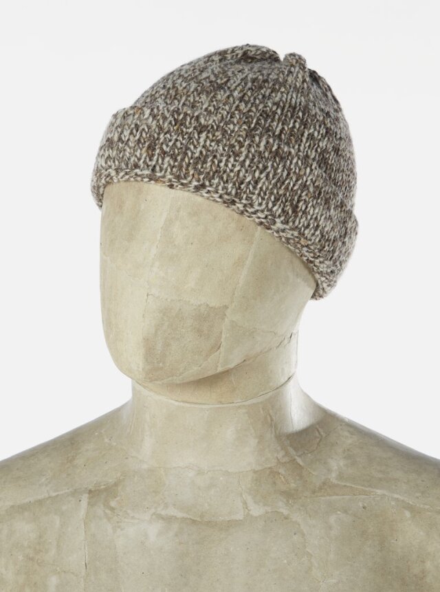 ユニバーサルワークス Universal Works Short Watch Cap In Bran Kilcarra Wool