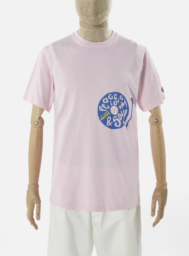 Universal Works ユニバーサルワークス Tシャツ 春夏用 ピンク