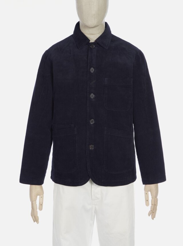 Universal Works ユニバーサルワークス Bakers Jacket In Navy Cord PALEPublic House