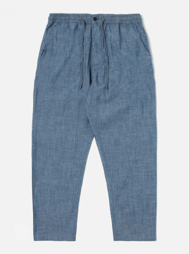 ユニバーサルワークス Universal Works Hi Water Trouser In Indigo Chambray