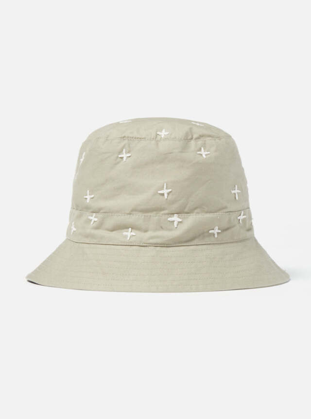 Universal Works ユニバーサルワークス Bucket Hat In Stone Fine Twill