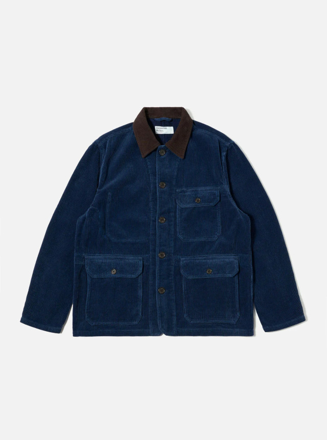 Universal Works ユニバーサルワークス Indigo Recycled Cord Utility Jacket