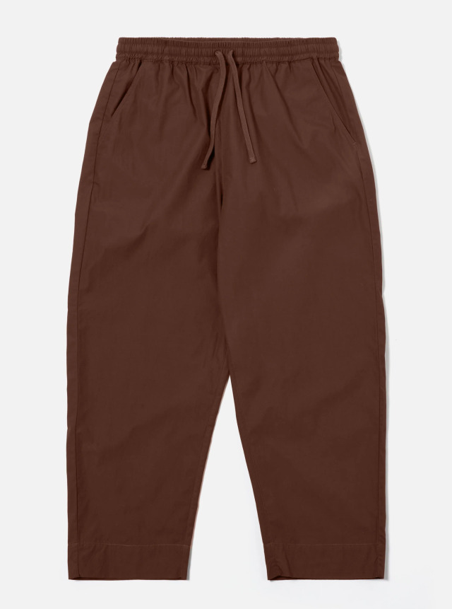 Universal Works. ユニバーサルワークス Brown Peached Poplin Judo Pant