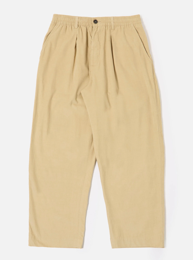 Universal Works. ユニバーサルワークス Sand Organic Fine Cord Oxford Pant