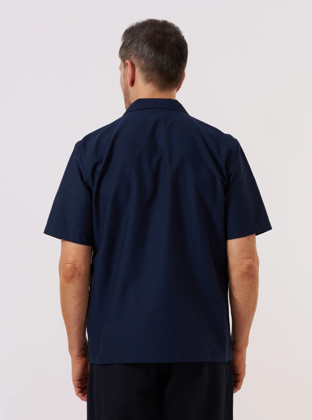 Universal Works ユニバーサルワークス Navy Classic Oxford Tropicana