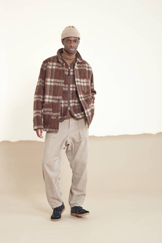 Universal Works ユニバーサルワークス Short Watch Cap In Camel