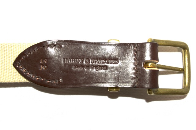 英国製】HARDY & PARSONS イングリッシュブライドルドレスベルト  