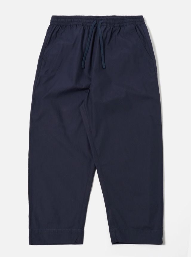 Universal Works. ユニバーサルワークス Navy Peached Poplin Judo Pant