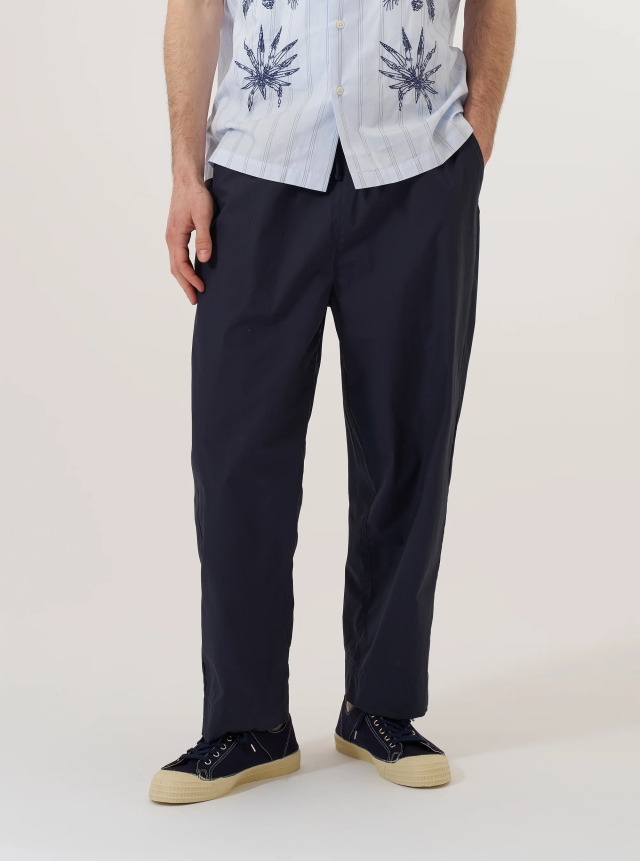 Universal Works. ユニバーサルワークス Navy Peached Poplin Judo