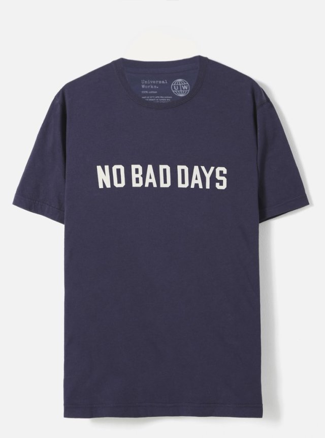 Universal Works ユニバーサルワークス Tシャツ 春夏用 ネイビー