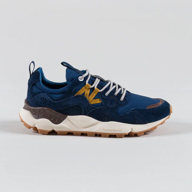 Flower Mountain x Universal Works Yamano 3 Shoe Navy Brown Suede