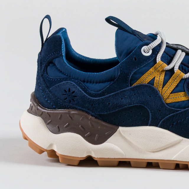 Flower Mountain x Universal Works Yamano 3 Shoe Navy Brown Suede