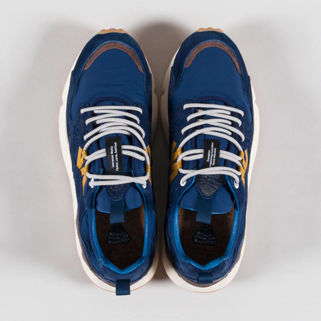 Flower Mountain x Universal Works Yamano 3 Shoe Navy Brown Suede