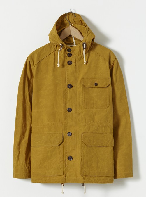 ユニバーサルワークス フィールドパーカー Universal Works Field Parka In Gold British Bushwax