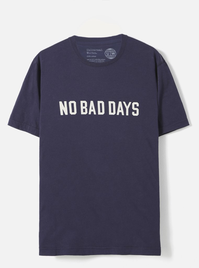 Universal Works ユニバーサルワークス Tシャツ 春夏用 ネイビー
