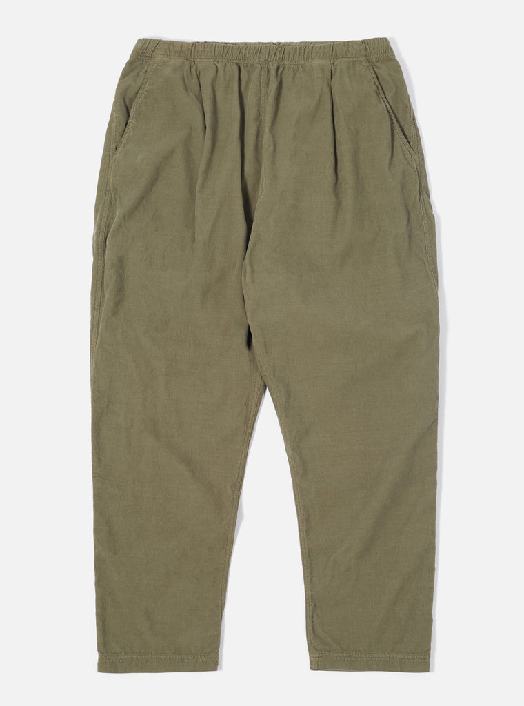 ユニバーサルワークス Universal Works Kyoto Work Pant In Bright Olive Summer Fine Cord