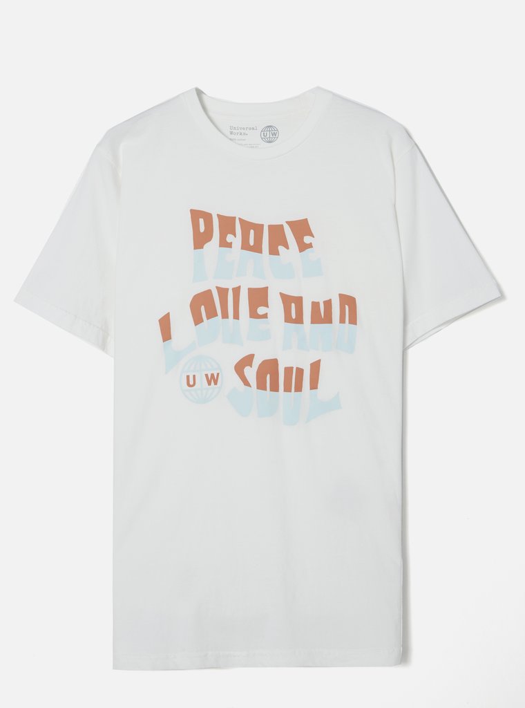 Universal Works ユニバーサルワークス Tシャツ 春夏用 エクル