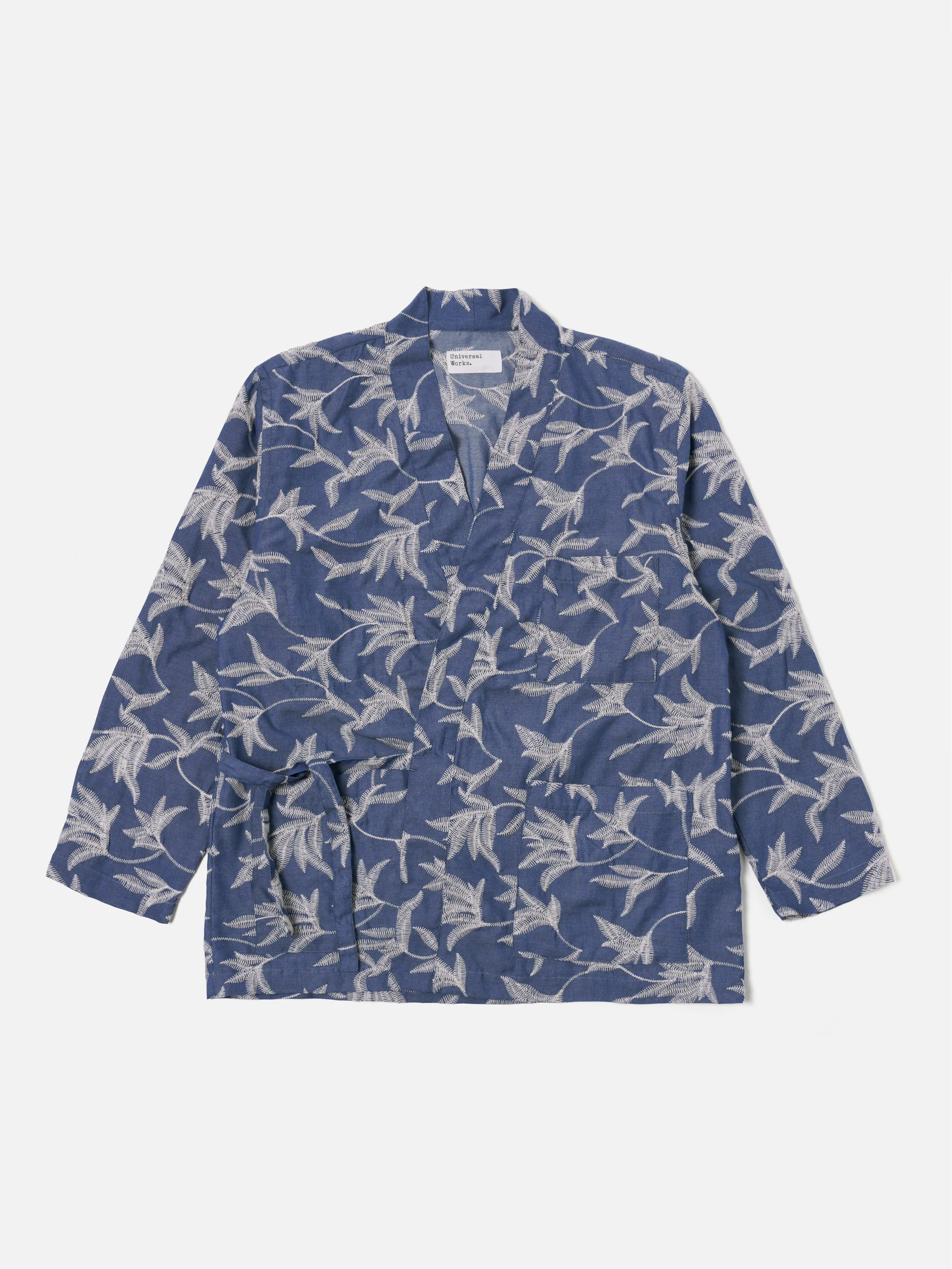 Universal Works ユニバーサルワークス  Kyoto Work Jacket in Indigo Summer Jungle Cotton