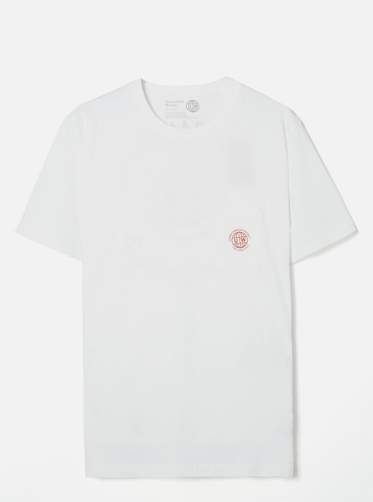 Universal Works ユニバーサルワークス Tシャツ 春夏用 エクル