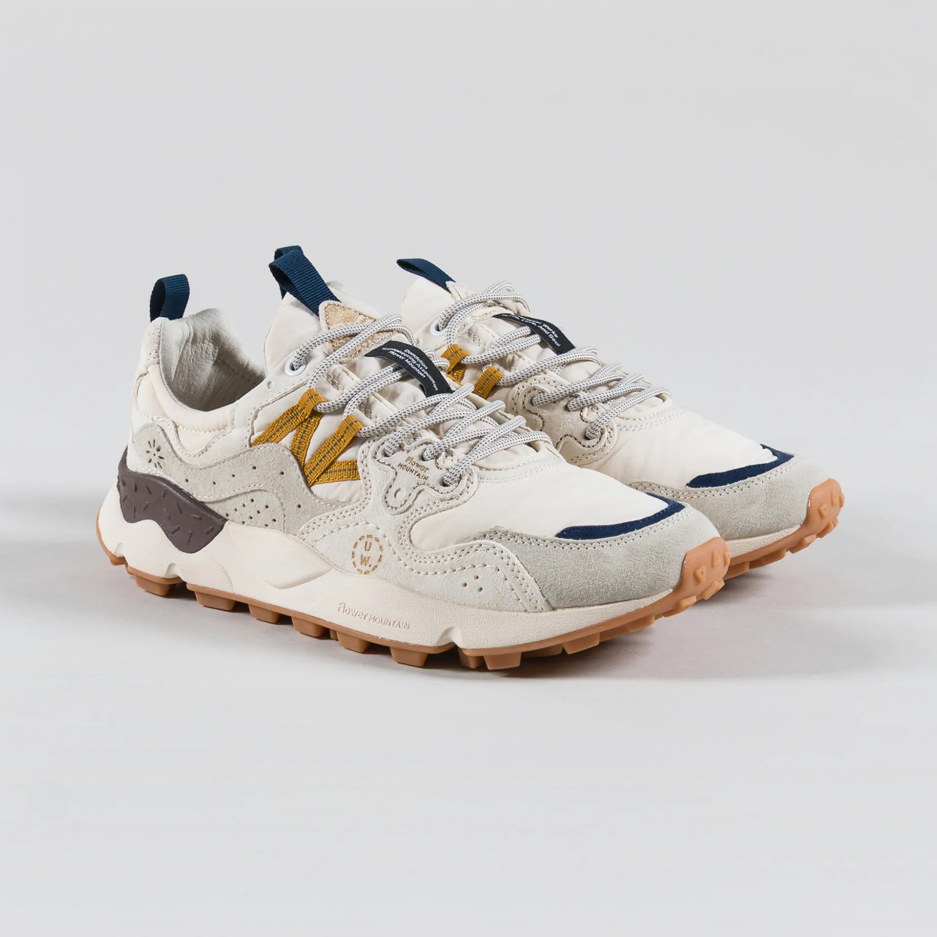 Flower Mountain x Universal Works Yamano 3 Shoe Ecru Light Brown Suede Nylon