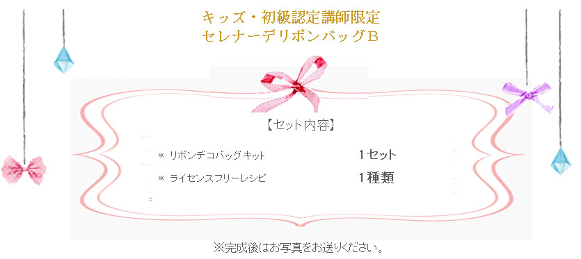 セレナーデリボンバッグBの詳細