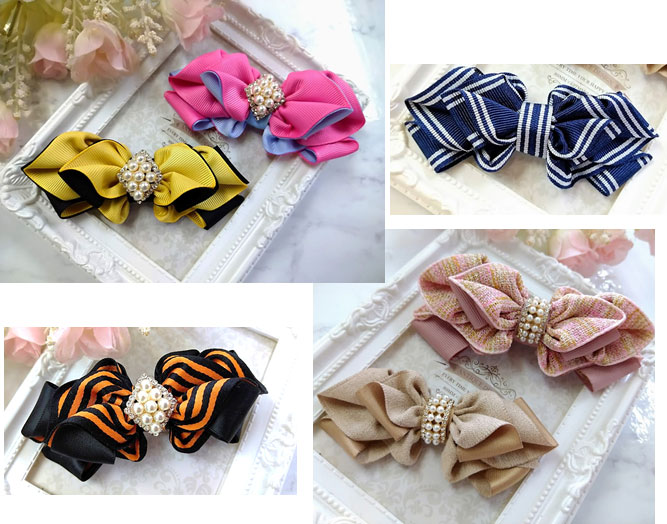 リーフリーリボンのアレンジ例