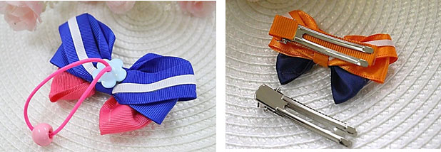 ヘアゴム2個クリップピン1個