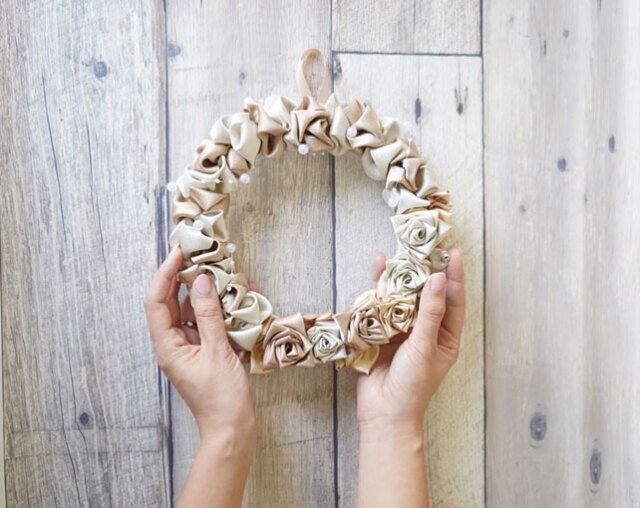 クリスマスリースサイズ感1