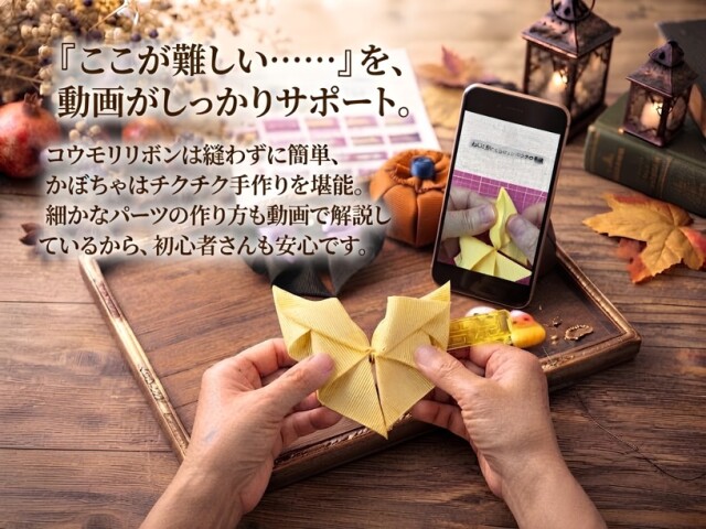 動画でしっかりサポート