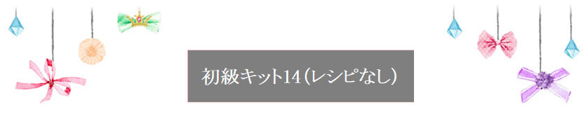 初級キット14（レシピなし）