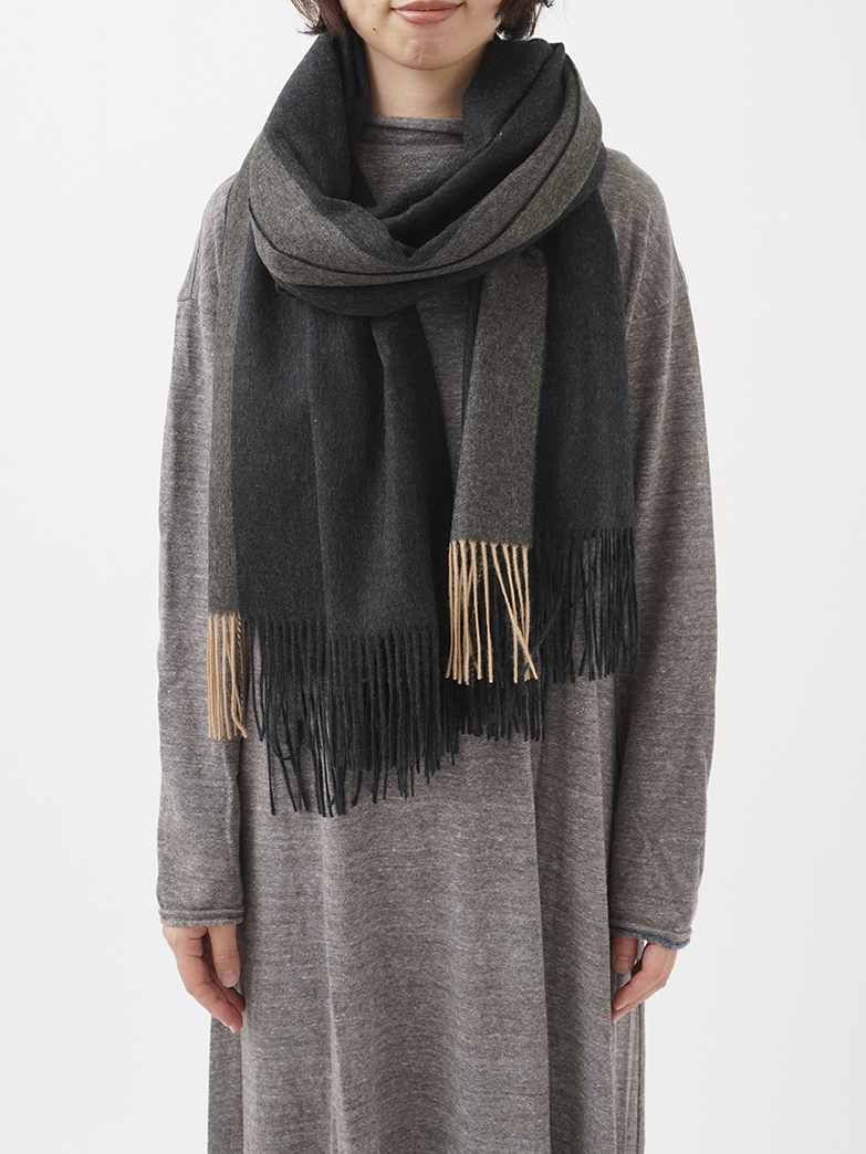 明日までカシミヤ100BEGG&CO Deuxieme Classe別注ストール 明日までカシミヤ100BEGG&CO Deuxieme Classe別注ストール