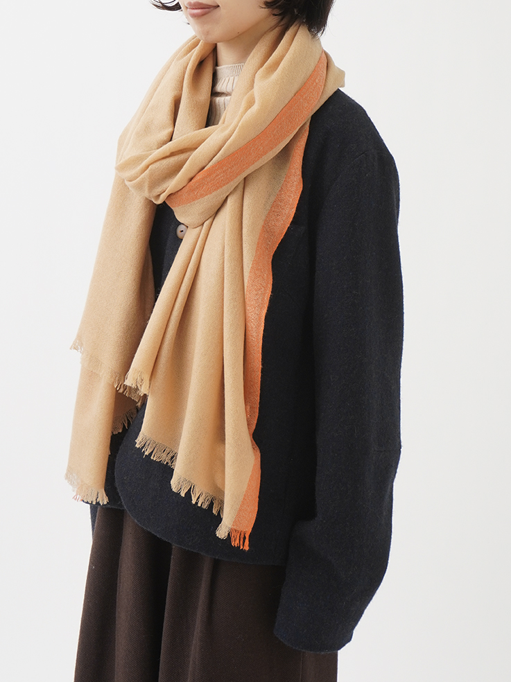 うさとストール カシミヤ ガーゼストール