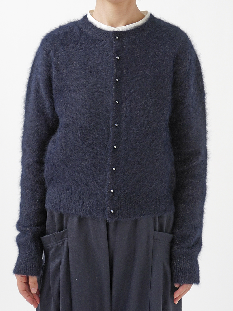 【美品】フォクシー　カシミヤ　セーブル　カーディガン　ニット　ジャケット　毛皮 FOXEY - FOXEY 高級クチュールニットジャケット 12万 38