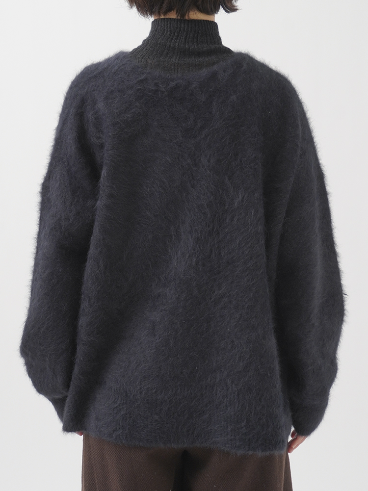 フォックスカシミヤVネックカーディガン