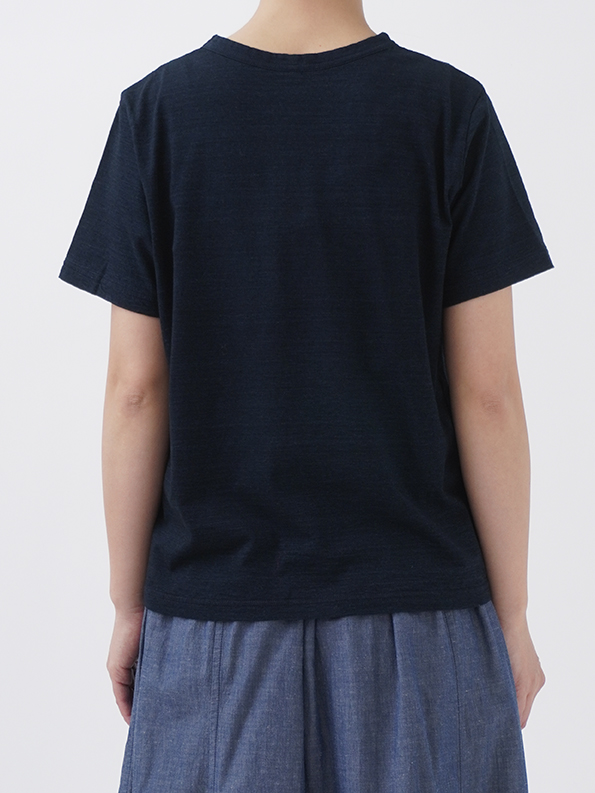 今季商品　パラスパレスラフィ天竺夏の吹寄せ柄プリントTシャツ 19／－ラフィ天竺 夏の吹寄せ柄プリントTシャツ