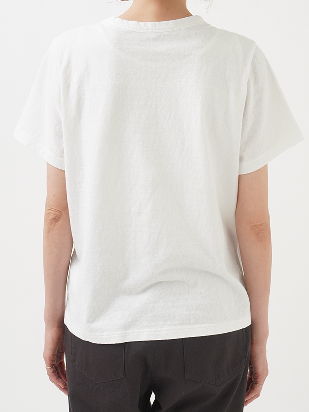 【保障できる】 19／－ラフィ天竺 夏の吹寄せ柄プリントTシャツ ルームウェア・パジャマ