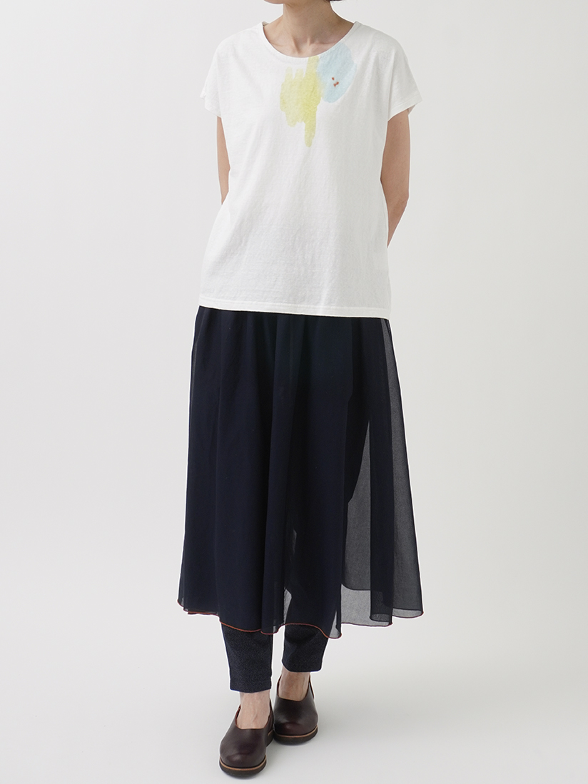★STONE ★マリーナ 半袖 Tシャツ マリンブルー 2100023 COMBED ORGANIC COTTON JERSEY_STONE