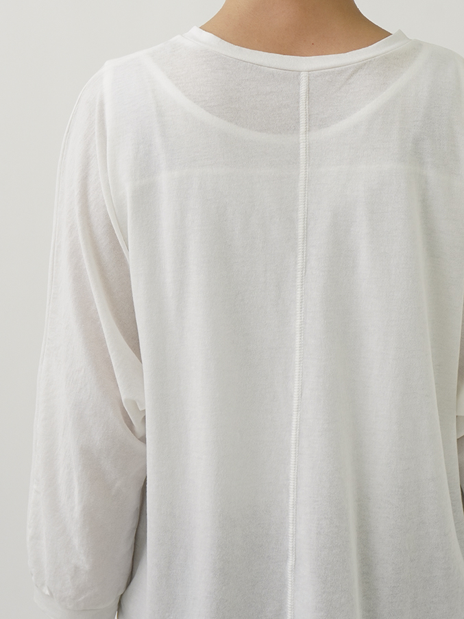 50／1ピマMVSハイウェット天竺 ヘンリーネックTシャツ