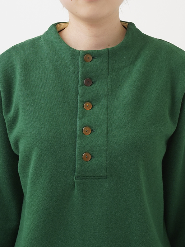 CONFECT 裏毛 ヘンリーネックプルオーバー サイズ3 30／7裏毛 ヘンリーネックプルオーバー