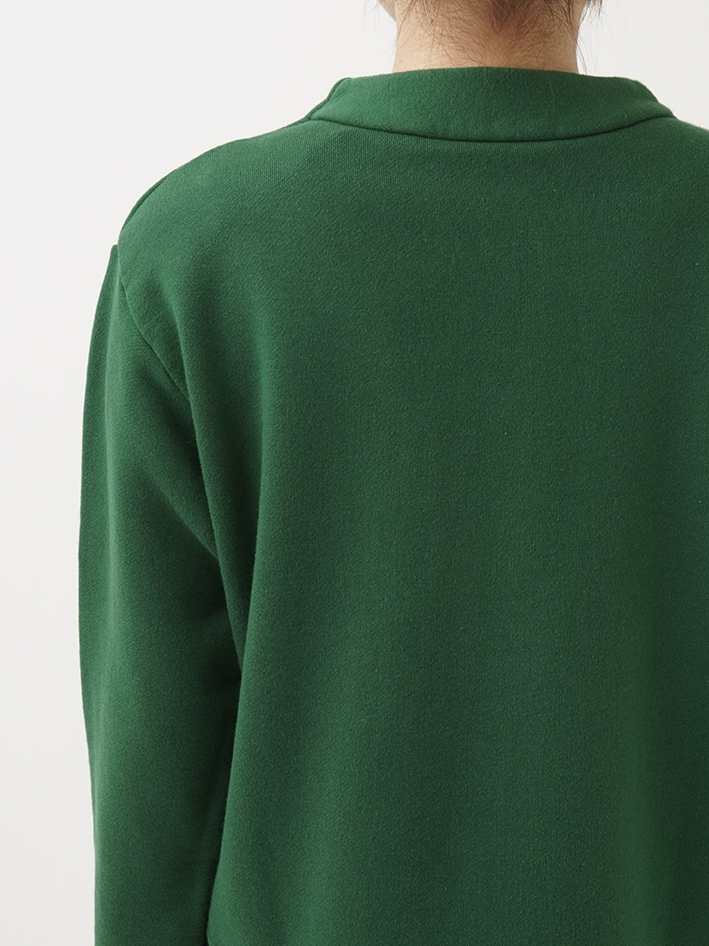 【UpcycleLino】裏毛 ヘンリーネックプルオーバー UpcycleLino】裏毛 ヘンリーネックプルオーバー