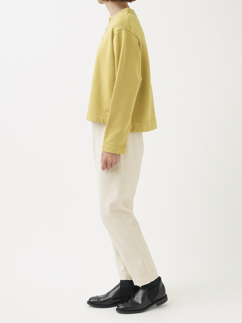 30／7裏毛 ヘンリーネックプルオーバー