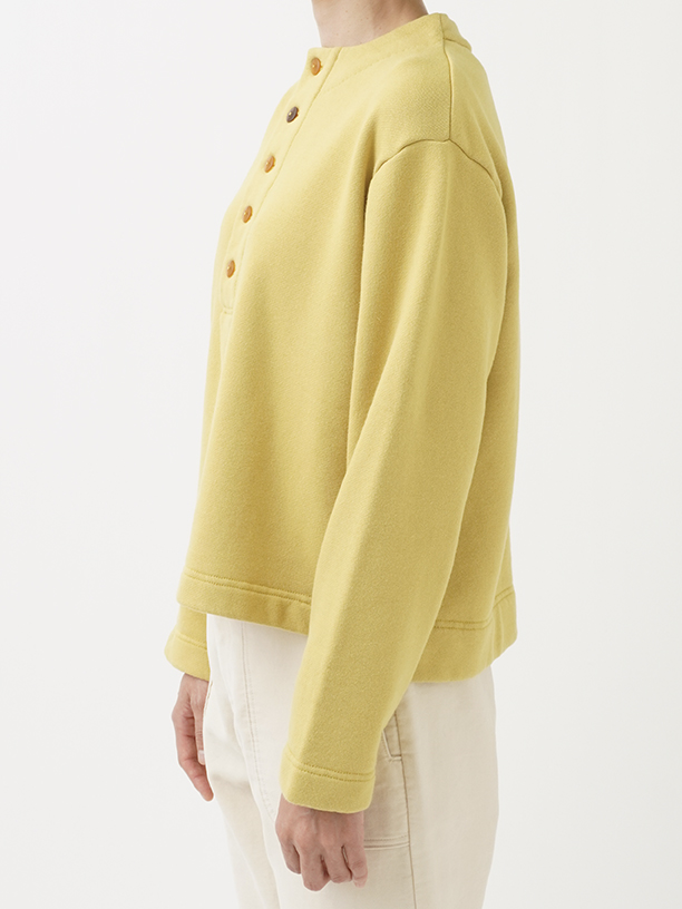 30／7裏毛 ヘンリーネックプルオーバー