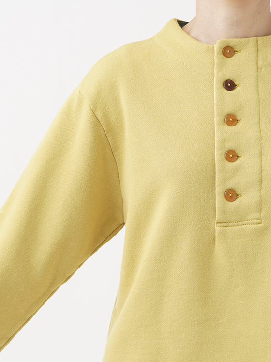 CONFECT 裏毛 ヘンリーネックプルオーバー サイズ3 CONFECT 裏毛 ヘンリーネックプルオーバー サイズ3 UpcycleLino