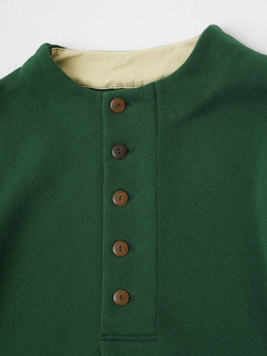 30／7裏毛 ヘンリーネックプルオーバー