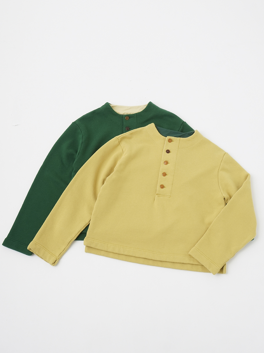 CONFECT 裏毛 ヘンリーネックプルオーバー CONFECT裏毛ヘンリーネックプルオーバー