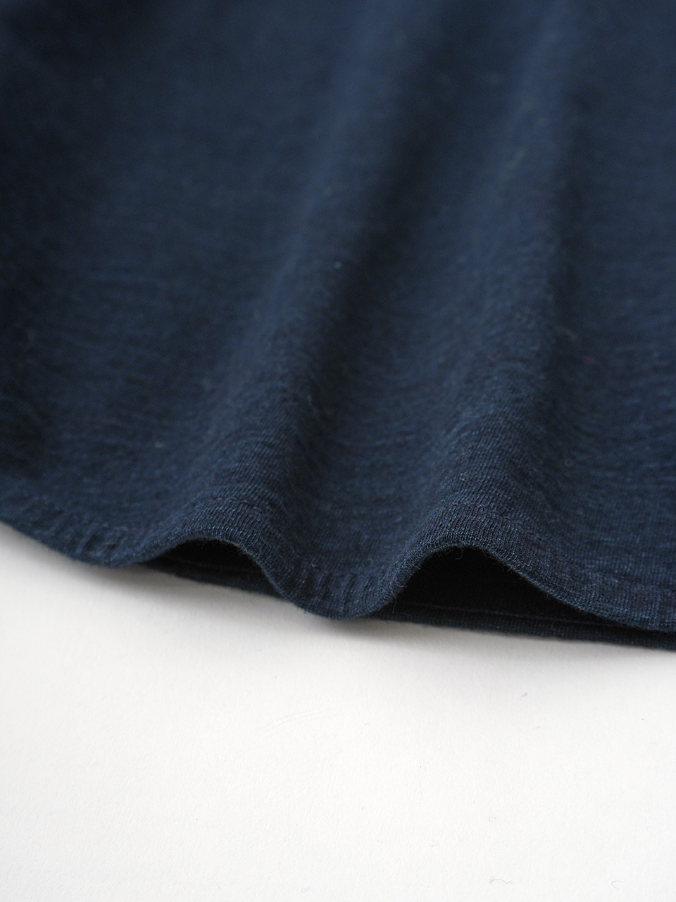 40／－ID天竺×38．5／－IDガーゼ スタンド襟プルオーバー